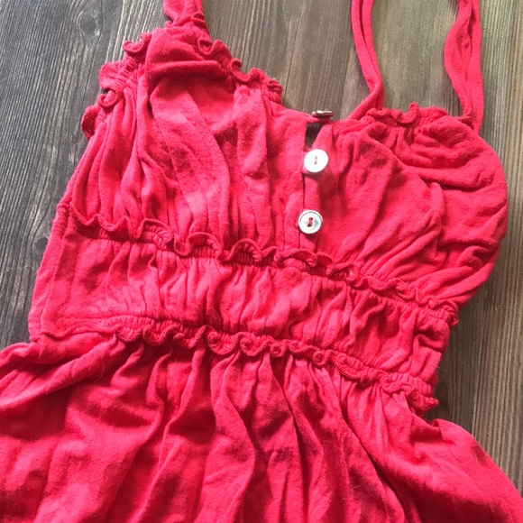 Red summer dress - Picture 2 of 6